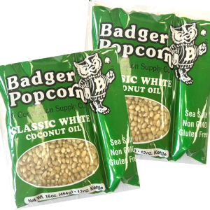 12 oz White Popcorn Kits, 24/case