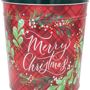 3.5 Gallon Christmas Plaid