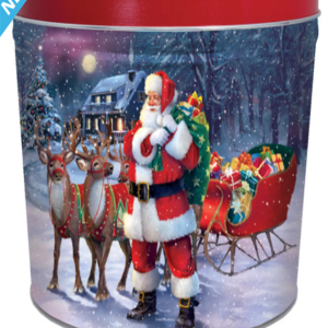 6.5 Gallon Santa With Reindeer
