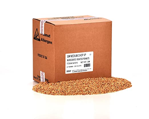 Granulated Peanuts, 1 Case, 30 Lbs