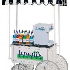 36" Hawaii's Finest Shave Ice Wagon, White