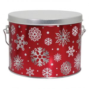 1/2 Gallon Red Snowflakes