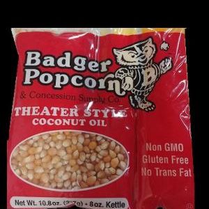 8 oz Coconut Oil BP Popcorn Kits, 24/case