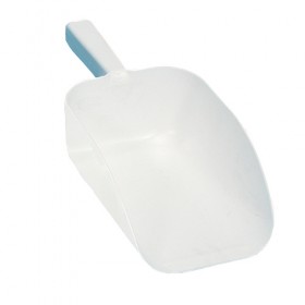 Ice Scoop White Plastic