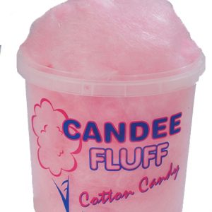 Candee Fluff Tubs & Lids - Large, 175/cs