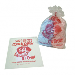 Cotton Candy Bags, Printed 100/sleeve